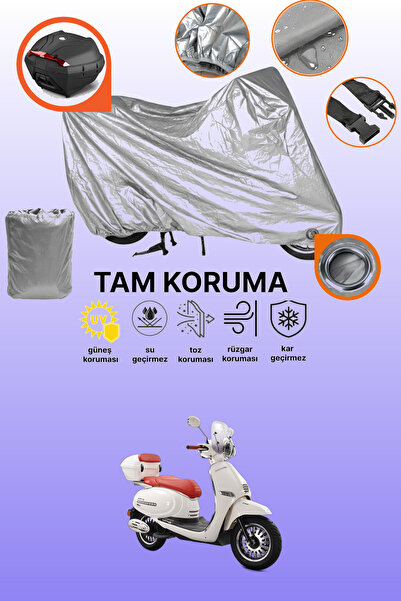dokaca غطاء حماية للدراجة النارية متوافق مع Kuba Brilliant 125 Pro، غطاء حماي...