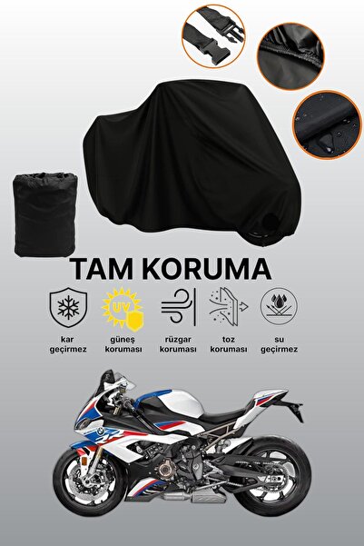 dokaca غطاء محرك أسود متوافق مع دراجة BMW S 1000 RR، غطاء واقي، غطاء للدراجات...