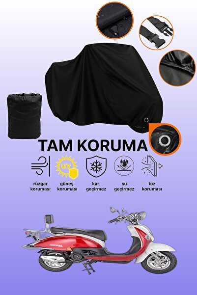 dokaca Black Lock Compatible Mondial 125 Zn Compatible Motorcycle Tarpaulin, ...