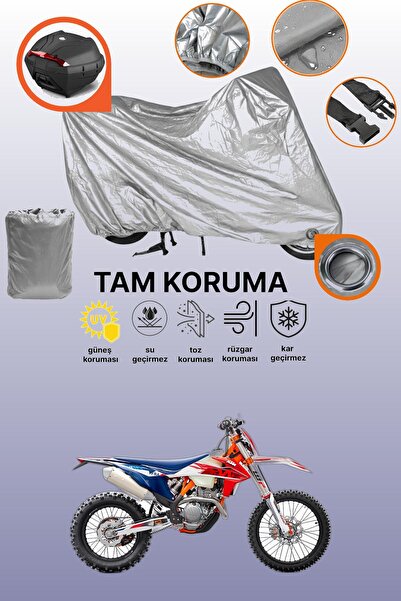 dokaca حقيبة خلفية وقفل رمادي متوافقة مع KTM 250 EXC Six Days TPI، غطاء حماية...