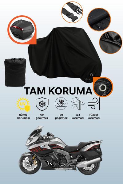dokaca Black Tail Bag and Lock Compatible Bmw K 1600 Gt Compatible Motorcycle...