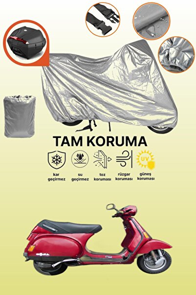 dokaca حقيبة خلفية رمادية متوافقة مع بياجيو فيسبا كوزا، غطاء واقي للدراجة الن...