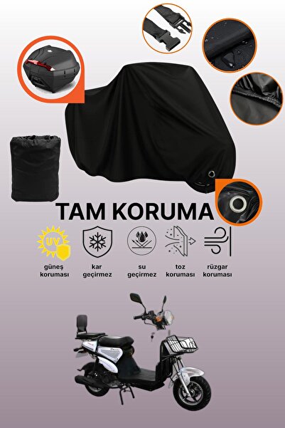 dokaca غطاء دراجة نارية متوافق مع موتولوكس بيتن 50، غطاء واقي أسود متوافق مع ...