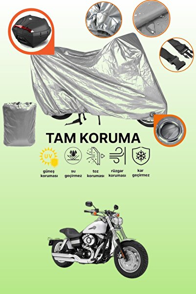 dokaca حقيبة خلفية وقفل باللون الرمادي متوافقة مع دراجة نارية هارلي ديفيدسون ...