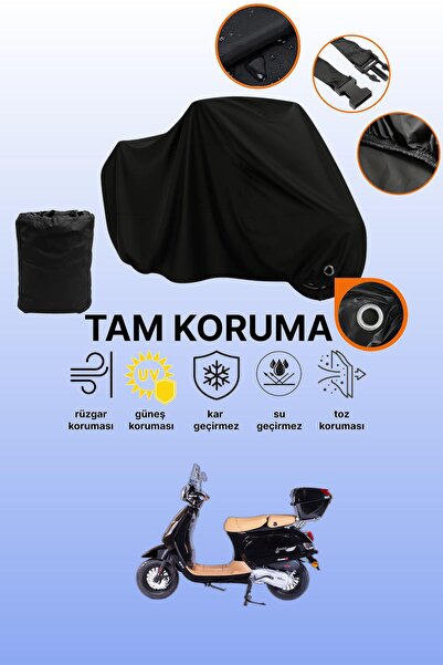dokaca غطاء دراجة نارية متوافق مع Black Lock متوافق مع Falcon Cooper 125 EFI،...