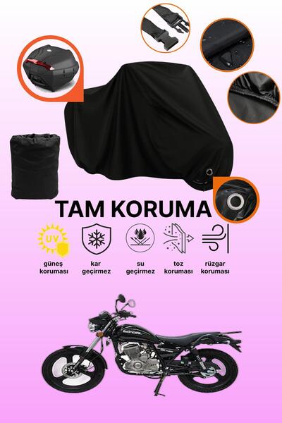 dokaca Black Lock and Tail Bag Compatible Mondial 150 Mr Vulture Compatible M...
