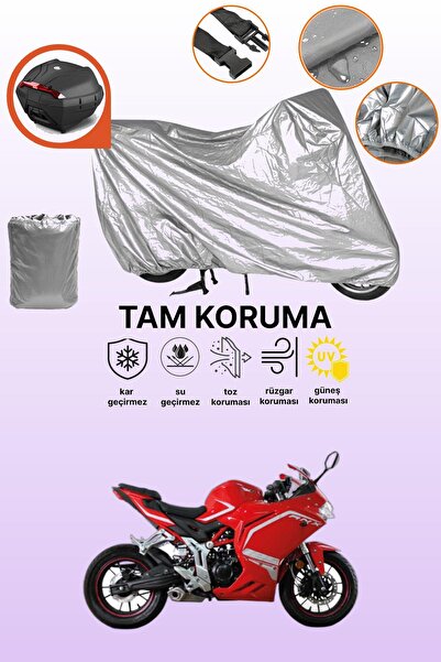 dokaca Gray Rear Bag Compatible Rks Rnx Compatible Motorcycle Tarpaulin, Prot...