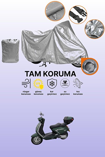 dokaca Gray Lock Compatible King Motor Vega 125 Compatible Motor Tarpaulin, P...
