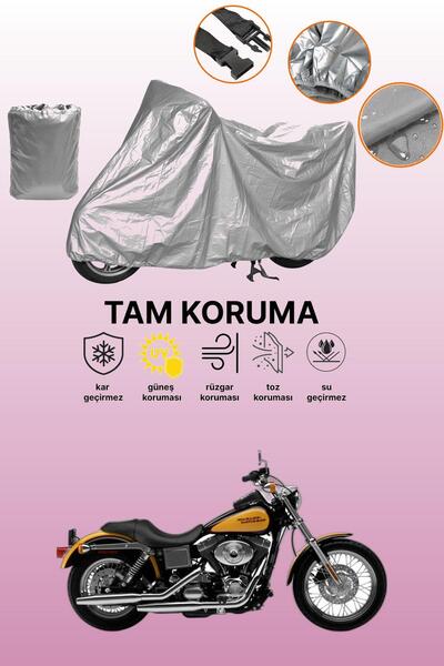 dokaca غطاء دراجة نارية رمادي اللون من هارلي-ديفيدسون داينا لو رايدر FXDLI، غ...