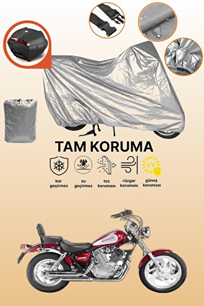 dokaca Gray Rear Bag Compatible Keeway Super Shadow 250 Compatible Motorcycle...