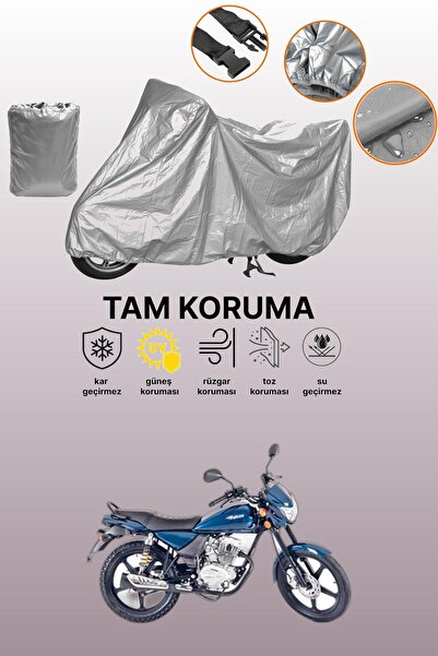 dokaca Gray Falcon Wolf 180 Compatible Motorcycle Cover, Protective Cover, Motorbike Cover