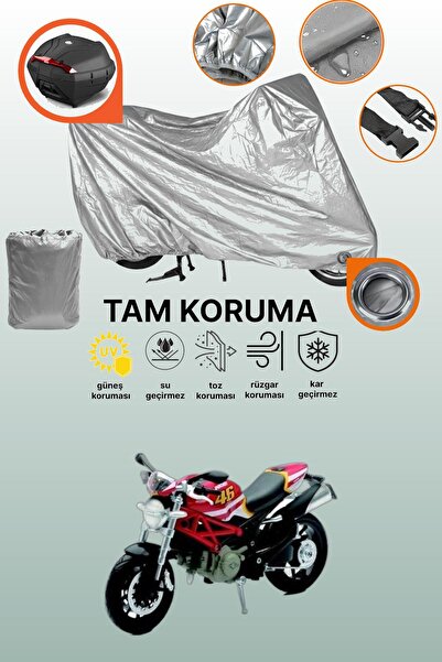 dokaca غطاء حماية رمادي اللون متوافق مع دراجة دوكاتي مونستر 796، غطاء حماية ل...