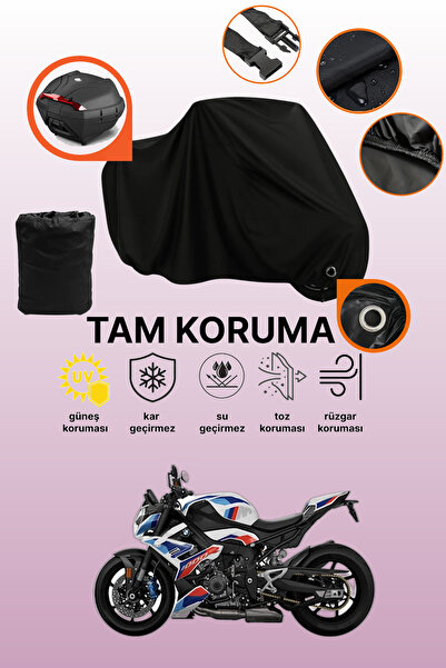 dokaca غطاء دراجة نارية متوافق مع BMW M 1000 R، غطاء واقي أسود متوافق مع الخز...