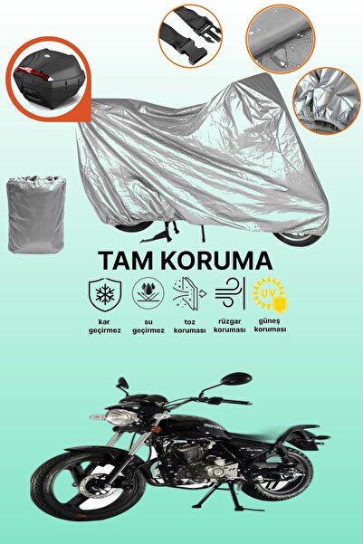 dokaca Mondial 150 Mr Compatible Motor Tarpaulin Compatible with Grey Rear Bag