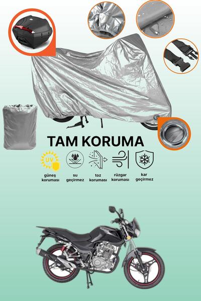 dokaca Gray Lock and Tail Bag Compatible Mondial 150 Mh Drift Compatible Moto...