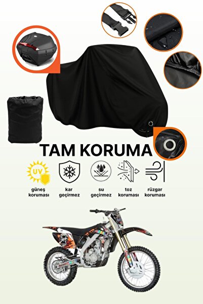 dokaca غطاء دراجة نارية متوافق مع Apachi XZ 250R، غطاء واقي أسود متوافق مع ال...