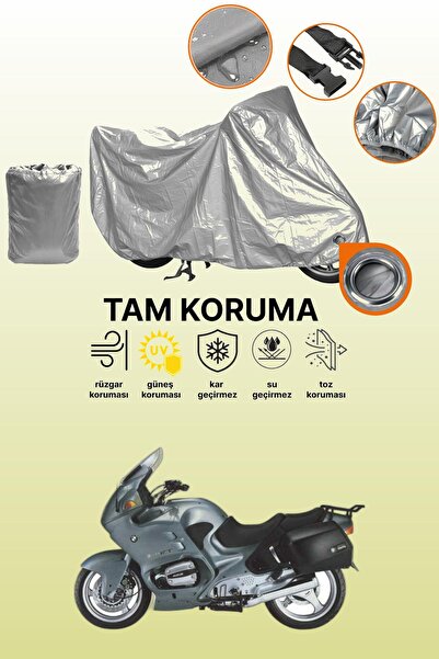 dokaca Gray Lock Compatible Bmw R 1100 Rt Compatible Motorcycle Tarpaulin, Pr...