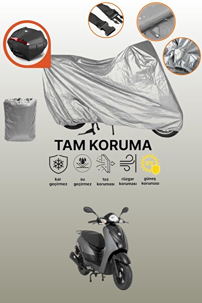 dokaca حقيبة خلفية رمادية متوافقة مع مونديال 50 بي ستريت، غطاء واقي للدراجة ا...