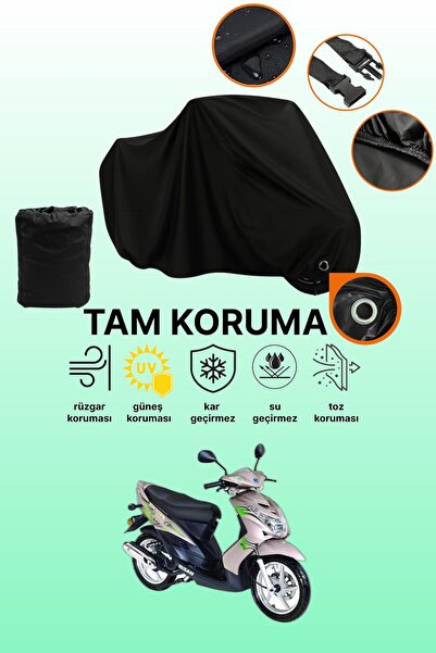 dokaca Bisan Teos 125 Compatible Motorcycle Tarpaulin Compatible with Black Lock