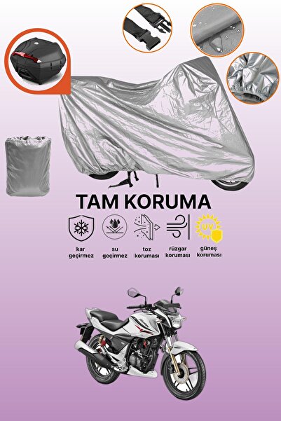 dokaca حقيبة خلفية رمادية متوافقة مع قماش المحرك المتوافق مع Hero T-Sport، غط...