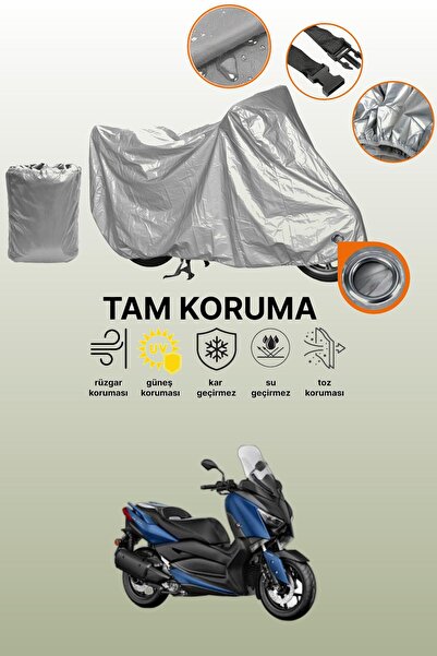 dokaca Gray Compatible with Yamaha X-Max 250 Compatible Motor Tarpaulin