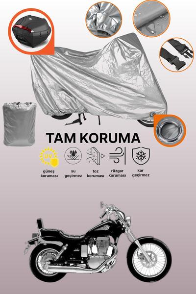 dokaca غطاء حماية رمادي اللون متوافق مع دراجة سوزوكي LS 650 سافاج، غطاء حماية...