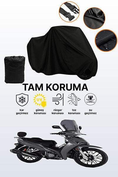 dokaca غطاء محرك متوافق مع Black Kuba Cristal 50، غطاء واقي، غطاء دراجة نارية