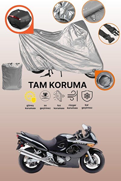 dokaca غطاء حماية رمادي اللون متوافق مع دراجة نارية سوزوكي GSX 750 F، غطاء حم...