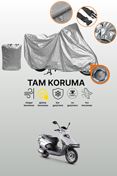 dokaca Gray Lock Compatible Rks Rocca 100 Max Compatible Motorcycle Cover, Pr...