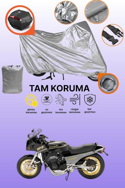 dokaca غطاء حماية رمادي اللون متوافق مع دراجة نارية Kawasaki GPZ 900 R، غطاء ...