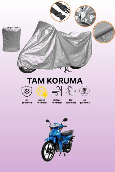 dokaca Gray Mondial 100 Sfc Snappy Xi Compatible Motorcycle Cover, Protective...