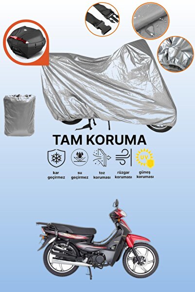 dokaca Gray Tail Bag Compatible Mondial 100 Sfc Exclusive Compatible Motorcyc...
