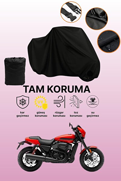 dokaca غطاء محرك متوافق مع دراجة هارلي ديفيدسون ستريت رود، غطاء واقي، غطاء در...