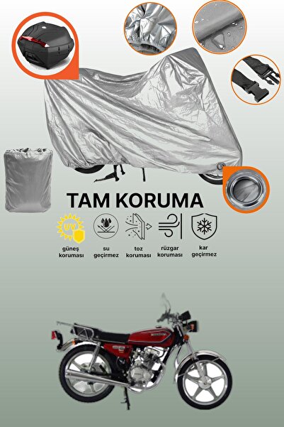 dokaca Gray Lock and Tail Bag Compatible Mondial 100 Mg Sport Compatible Moto...