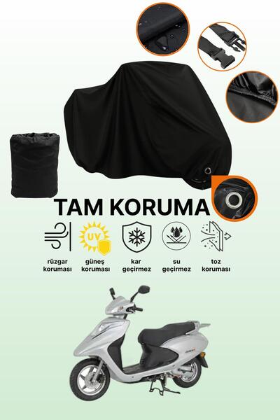 dokaca Black Lock Compatible Mondial Ritmica 100 Compatible Motorcycle Tarpau...