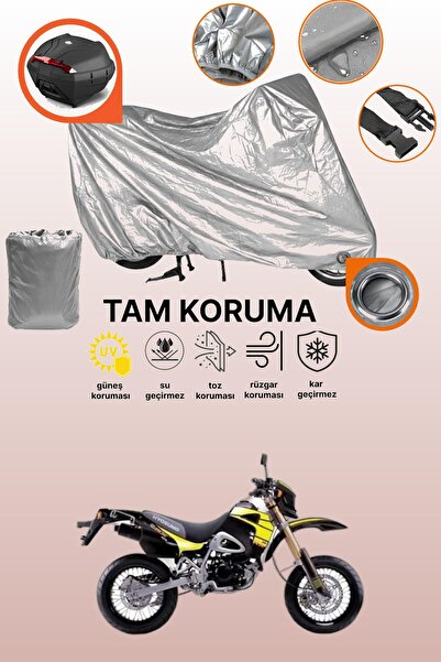 dokaca غطاء دراجة نارية متوافق مع كانوني كروس 150، غطاء حماية، باللون الرمادي