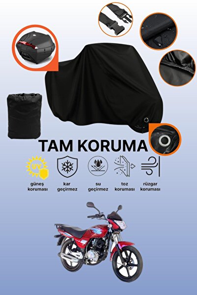 dokaca غطاء دراجة نارية متوافق مع كانوني ويندي 125 مع قفل أسود وحقيبة خلفية، ...