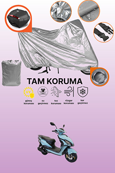 dokaca Gray Lock and Rear Bag Compatible Arora Freedom 50 Compatible Motorcyc...
