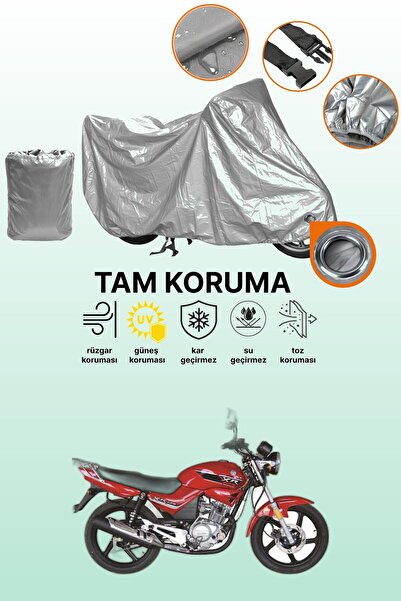 dokaca غطاء محرك متوافق مع Kuba XR 125 متوافق مع غطاء المحرك باللون الرمادي