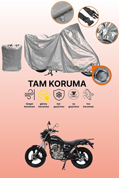 dokaca Gray Lock Compatible Mondial 125 Vulture I Compatible Motorcycle Cover...