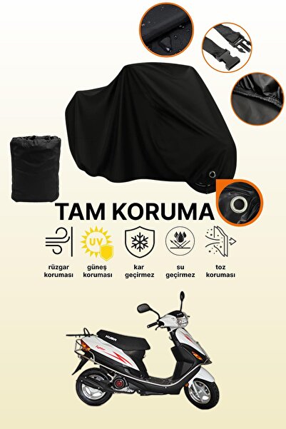 dokaca Black Lock Compatible Kuba Fighter 50 Compatible Motorcycle Tarpaulin,...