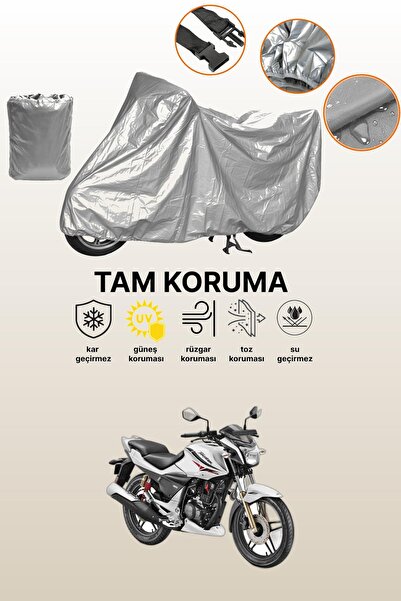 dokaca حقيبة خلفية رمادية اللون وقماش دراجة نارية متوافق مع قفل Hero T-Sport