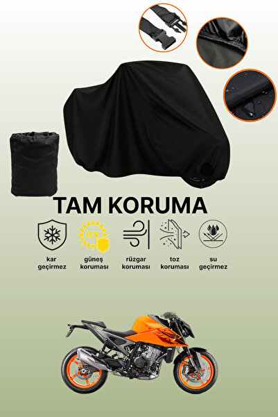 dokaca غطاء محرك متوافق مع KTM 990 Duke باللون الأسود، غطاء واقي، غطاء للدراج...