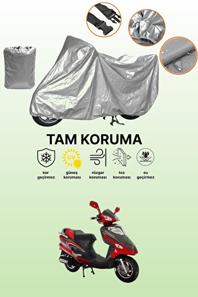 dokaca Gray Tail Bag and Lock Incompatible Mondial 100 Urt Compatible Motorcy...