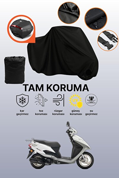 dokaca قماش دراجة نارية متوافق مع هوندا أكتيفا إس متوافق مع الحقيبة الخلفية ا...