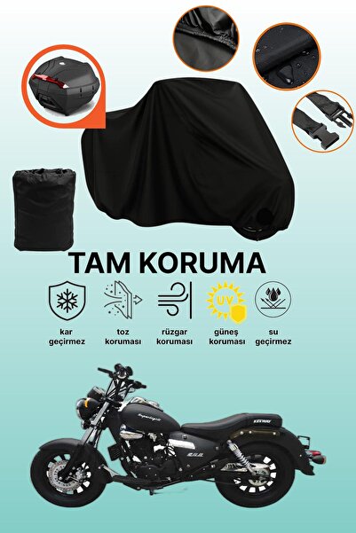 dokaca Black Rear Bag Compatible Kuba Superlight 200 Compatible Motorcycle Ta...