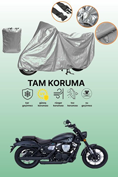 dokaca Gray Mondial 250 Nevada Compatible Motorcycle Cover, Protective Cover,...