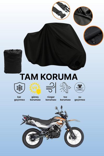 dokaca Black Mondial X-Treme Max 150 Compatible Motorbike Tarpaulin, Protecti...