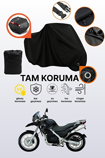 dokaca Black Lock and Tail Bag Compatible Bmw F 650 Gs Compatible Motorcycle ...