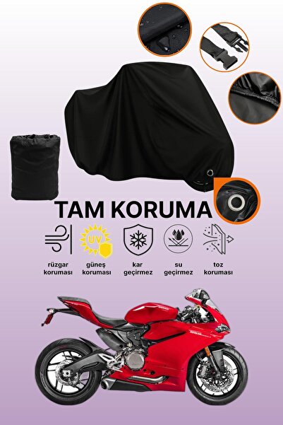 dokaca قماش دراجة نارية متوافق مع دوكاتي بانيجالي 1199 آر متوافق مع القفل الأسود